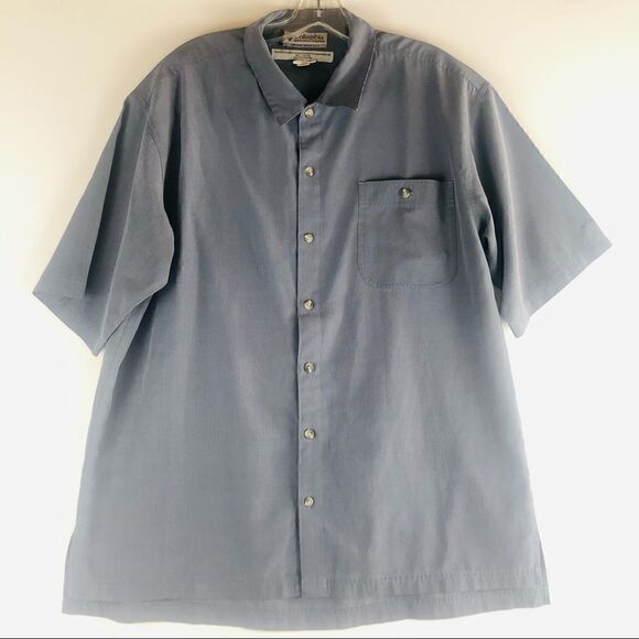 COLUMBIA GRT SHORT SLEEVE BUTTON DOWN SHIRT L - Picture 2 of 11